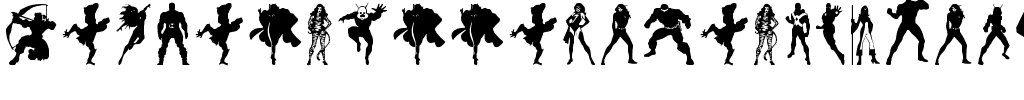 Heroes Assemble Dingbats Regular.ttf