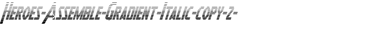 Heroes Assemble Gradient Italic Italic.ttf