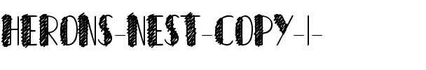 Herons Nest Normal.ttf