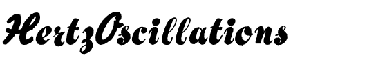 Hertz Oscillations Regular.otf