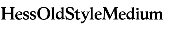 HessOldStyleMedium Regular.ttf