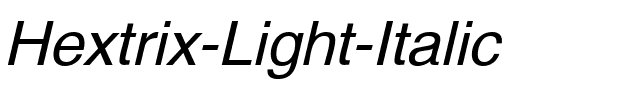 Hextrix Light Italic.ttf