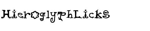 HieroglyphLicks Regular.ttf
