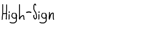 High Sign Regular.ttf