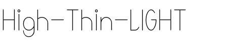 High Thin LIGHT Normal.ttf