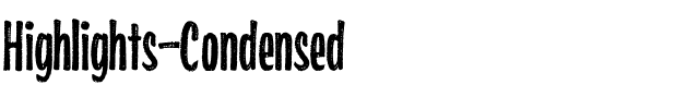Highlights Condensed.ttf