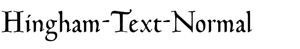 Hingham Text Normal.ttf