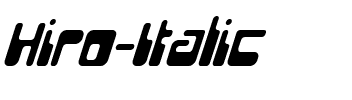 Hiro Italic.ttf