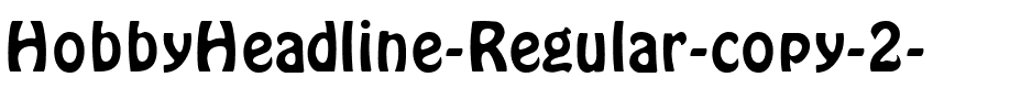 HobbyHeadline Regular.ttf