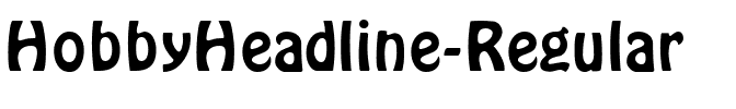 HobbyHeadline Normal.ttf