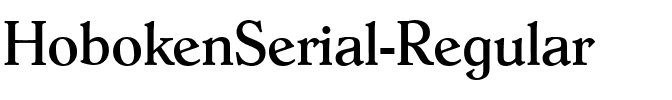 HobokenSerial Regular.ttf