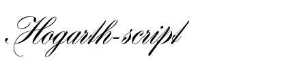 Hogarth script Regular.ttf