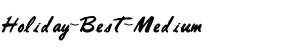 Holiday Best Regular.ttf