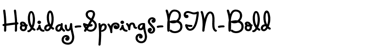 Holiday Springs BTN Bold.ttf