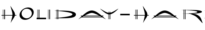 Holiday hardcore Bold.ttf