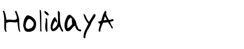 HolidayA Regular.ttf