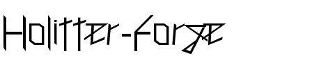 Holitter Forge Normal.ttf