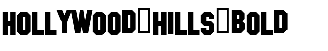 Hollywood Hills Bold.ttf