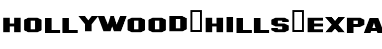 Hollywood Hills Expanded Regular.ttf