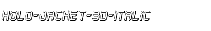 Holo-Jacket 3D Italic Italic.ttf