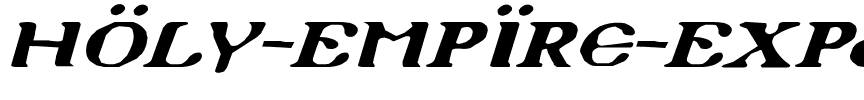 Holy Empire Expanded Italic Expanded Italic.ttf