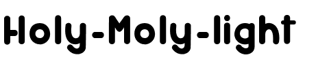 Holy Moly light Regular.ttf