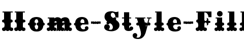 Home Style Fill Regular.ttf