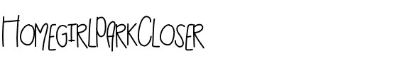 HomegirlParkCloser Medium.ttf