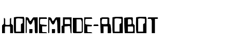 Homemade Robot Regular.ttf
