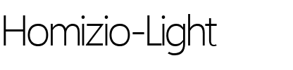 Homizio Light.ttf
