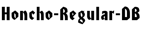 Honcho DB Regular.ttf