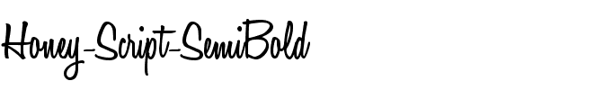 Honey Script SemiBold.ttf