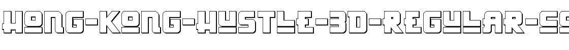 Hong Kong Hustle 3D Regular.ttf