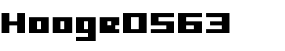 hooge 05_63 Regular.ttf