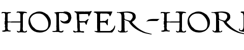 Hopfer Hornbook Normal.ttf