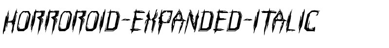 Horroroid Expanded Italic Expanded Italic.ttf