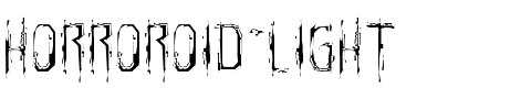 Horroroid Light Light.ttf