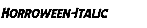 Horroween Italic Italic.ttf