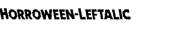 Horroween Leftalic Italic.ttf