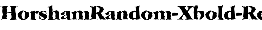 HorshamRandom-Xbold Regular.ttf