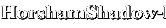 HorshamShadow Bold.ttf