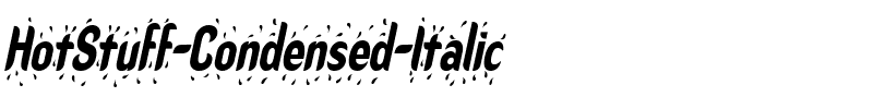HotStuff-Condensed  Italic.ttf
