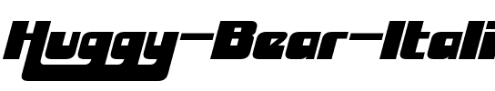 Huggy Bear Italic.otf