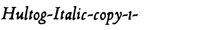Hultog Italic.ttf