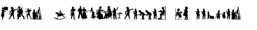 Human Silhouettes Free Ten Regular.ttf