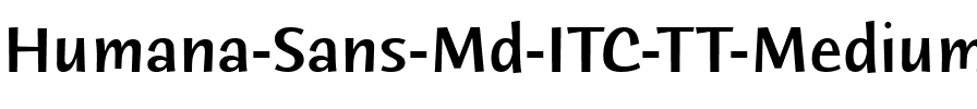 Humana Sans Md ITC TT Medium.ttf