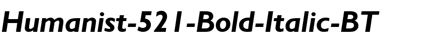 Humanst521 BT Bold Italic.ttf