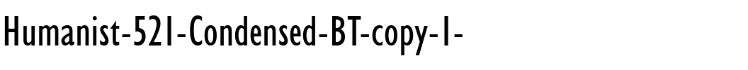 Humanst521 Cn BT Regular.ttf
