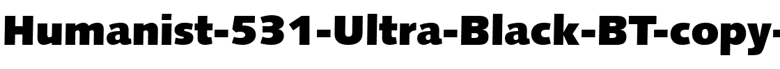 Humanst531 UBlk BT Ultra Black.ttf