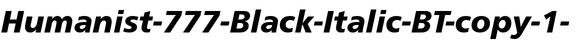 Humnst777 Blk BT Black Italic.ttf